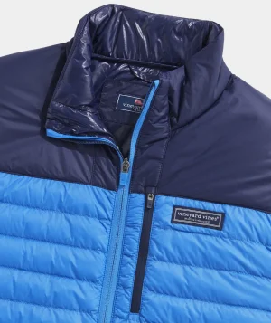 Vineyard Vines Lightweight Packable Puffer Vest Hull Blue Best