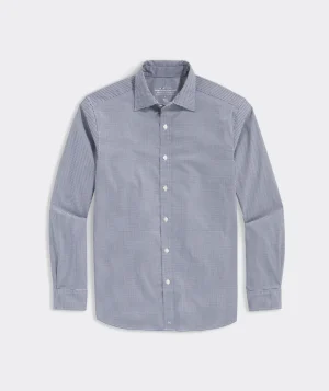 Vineyard Vines On-The-Go brrrº Gingham Spread Collar Shirt Blue Blzr Plaid Cheap