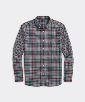 Vineyard Vines On-The-Go brrrº Plaid Shirt Pld Crimson Hot