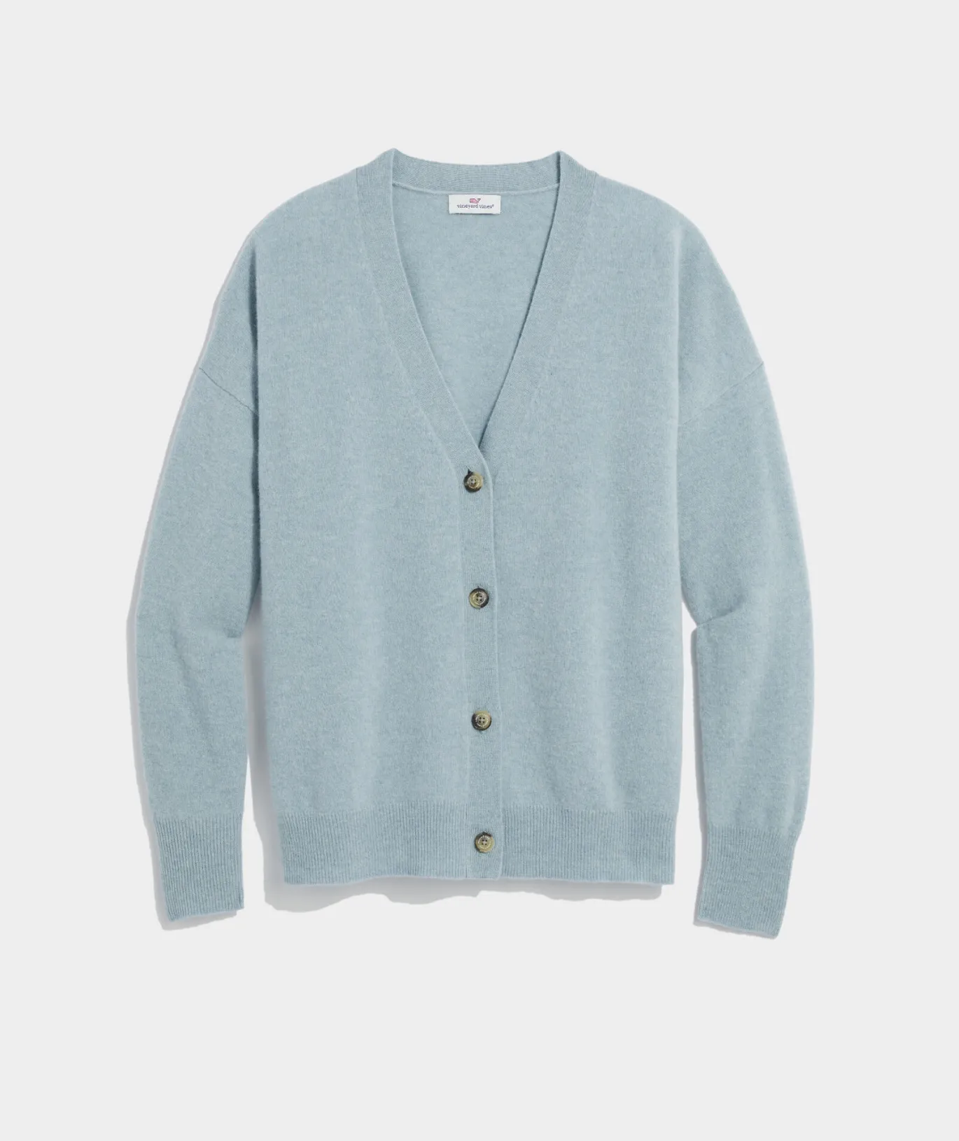 Vineyard Vines Oversized Cardigan Sweater Charcoal Heather Sale