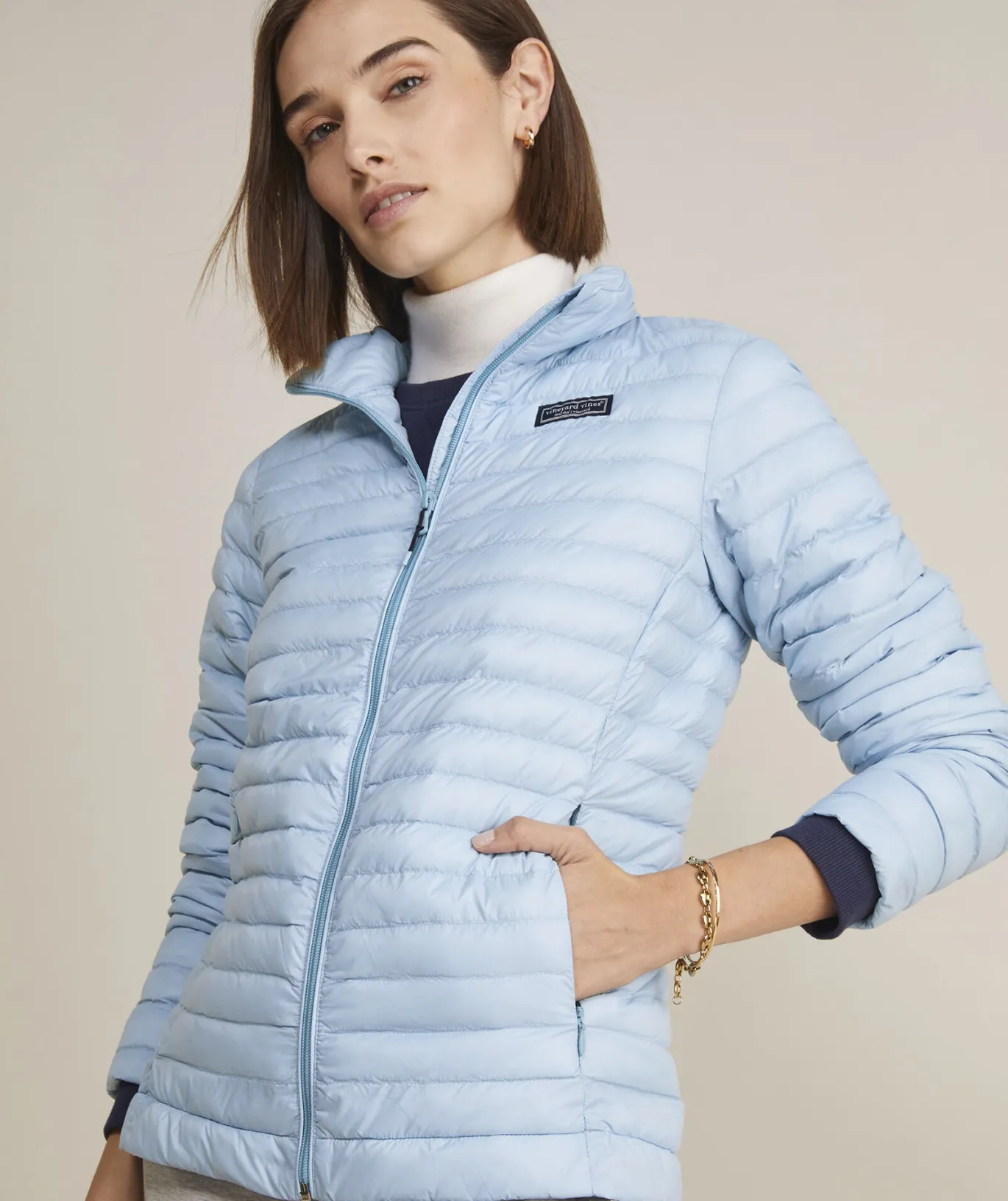 Vineyard Vines Oversized Corduroy Puffer Vest Seabrook Clearance