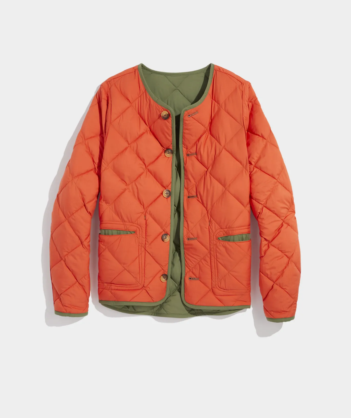 Vineyard Vines Oversized Puffer Vest Turf Green Discount