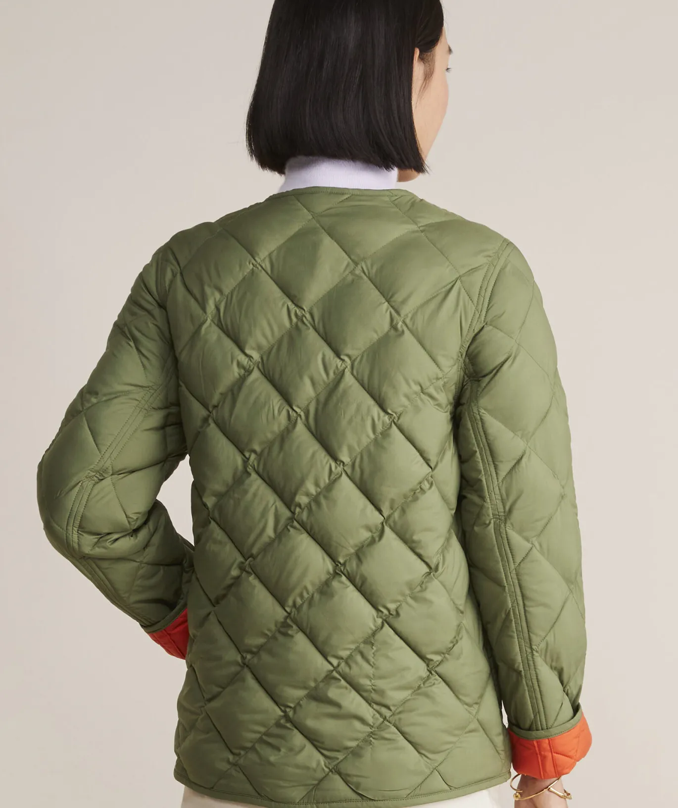 Vineyard Vines Oversized Puffer Vest Turf Green Discount