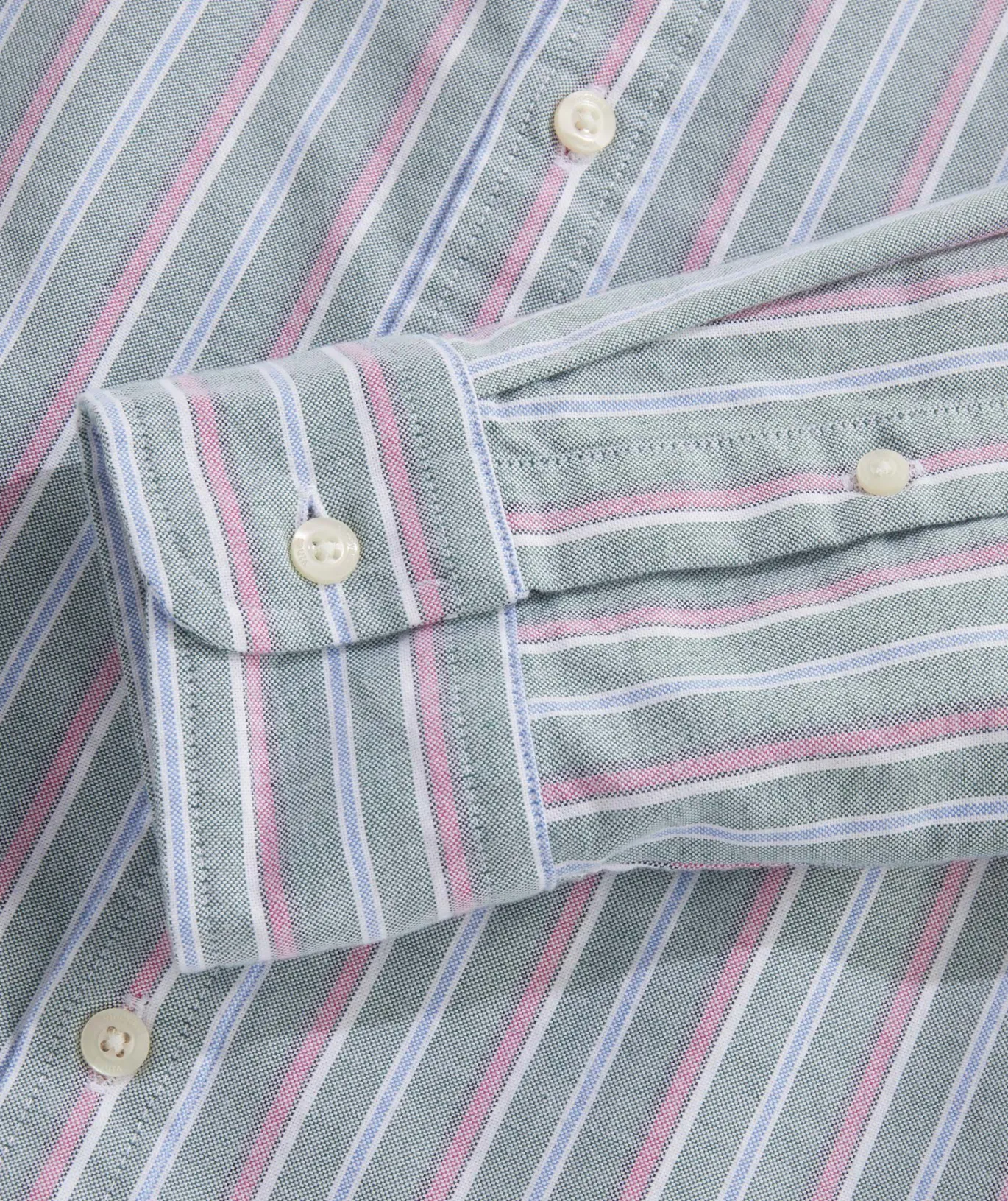 Vineyard Vines Oxford Stripe Shirt Stp Turf Green Best
