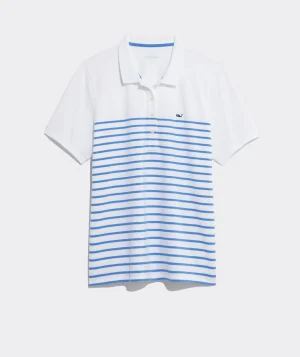 Vineyard Vines Performance Sleeveless Polo Deep Bay Heather Cheap