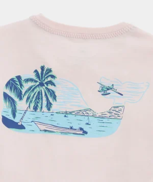 Vineyard Vines Pittsburgh Pirates Bradley Stripe Sankaty Polo StripeWhite/Granite Clearance