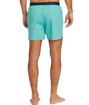 Vineyard Vines Printed Boxers Lagoon Clearance