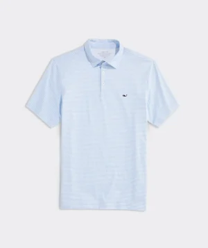Vineyard Vines Printed Sankaty Polo Micro Waves Oc Brz Hot