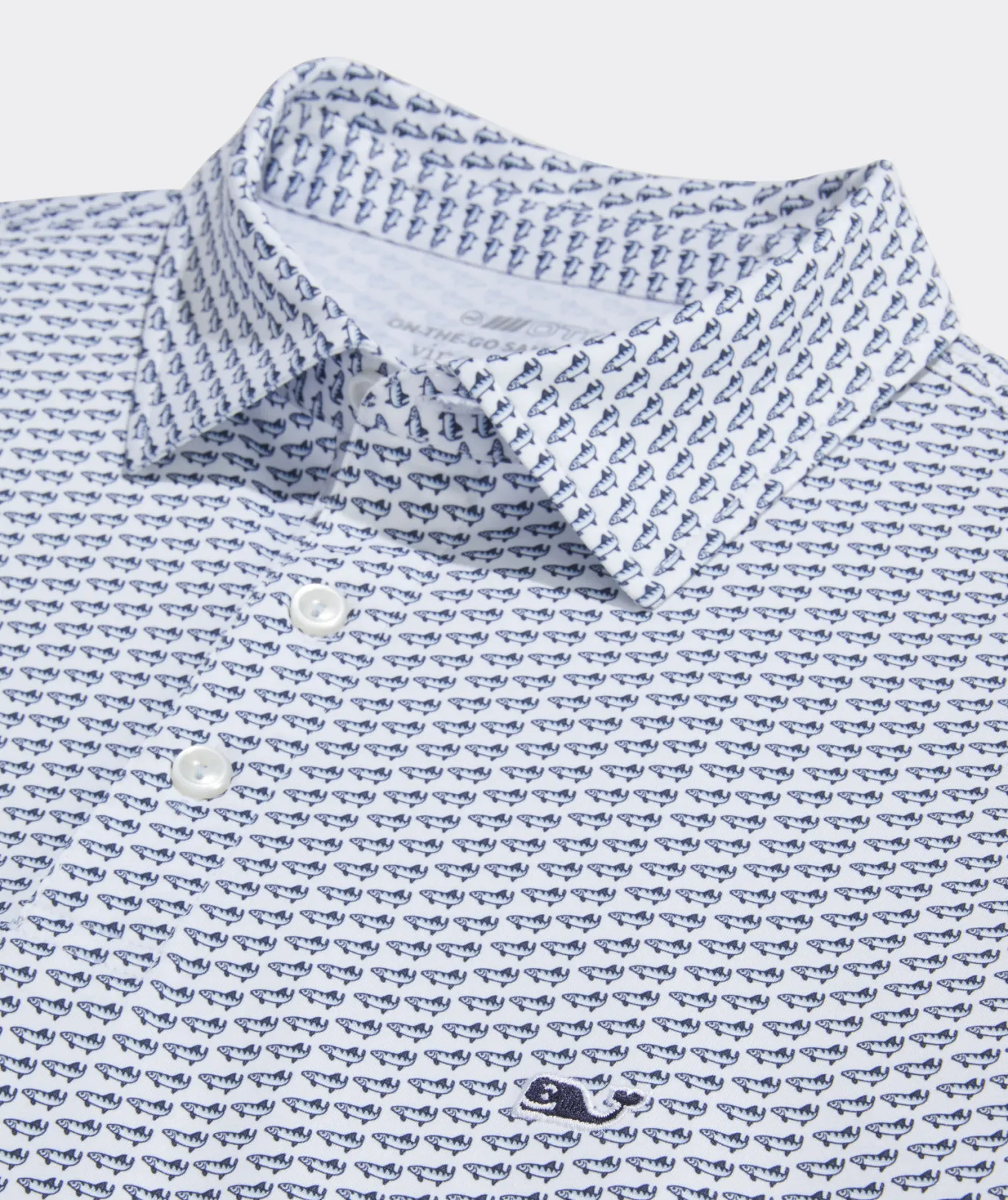 Vineyard Vines Printed Sankaty Polo Bonefish White Cap Best Sale