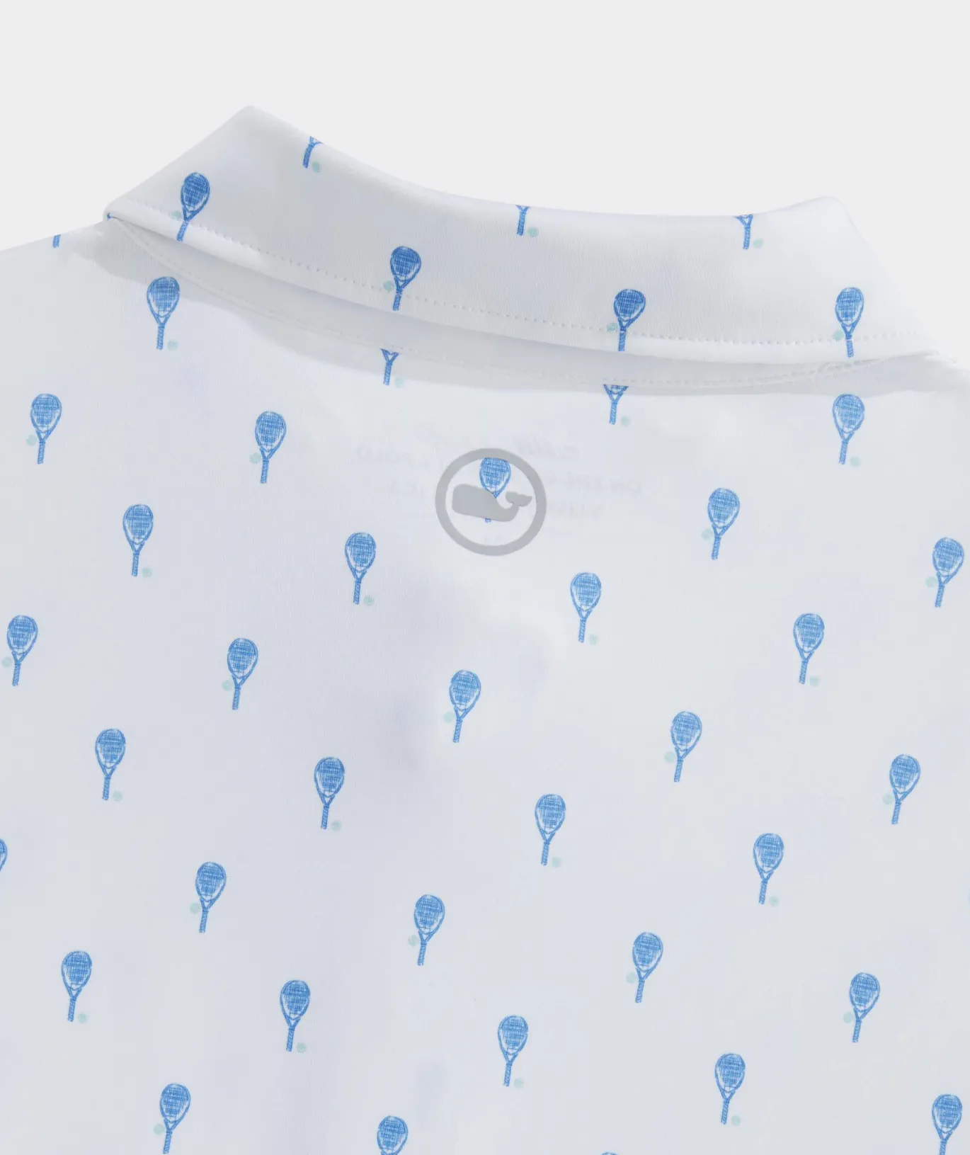 Vineyard Vines Printed Sankaty Polo Tennis Polo White Fashion