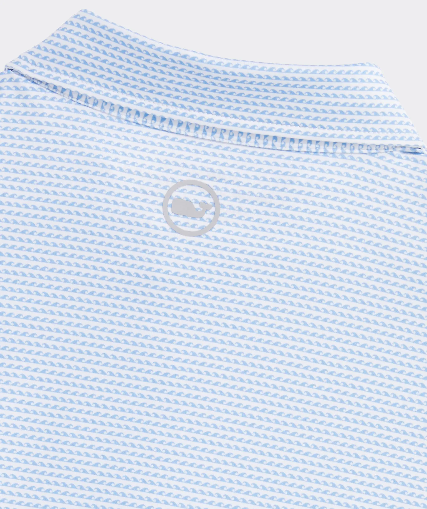 Vineyard Vines Printed Sankaty Polo Micro Waves Oc Brz Hot