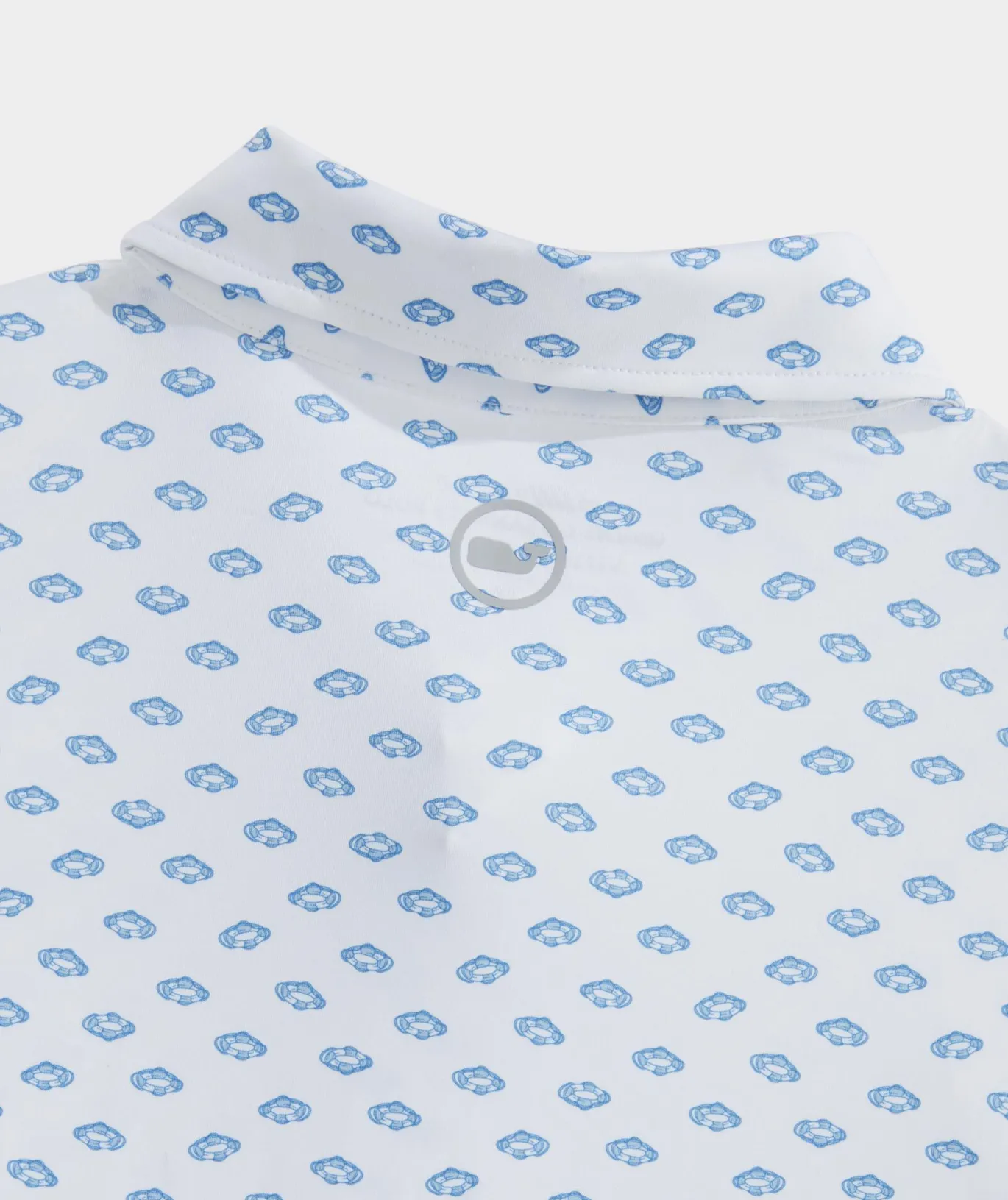 Vineyard Vines Printed Sankaty Polo Overboard All Wht Discount