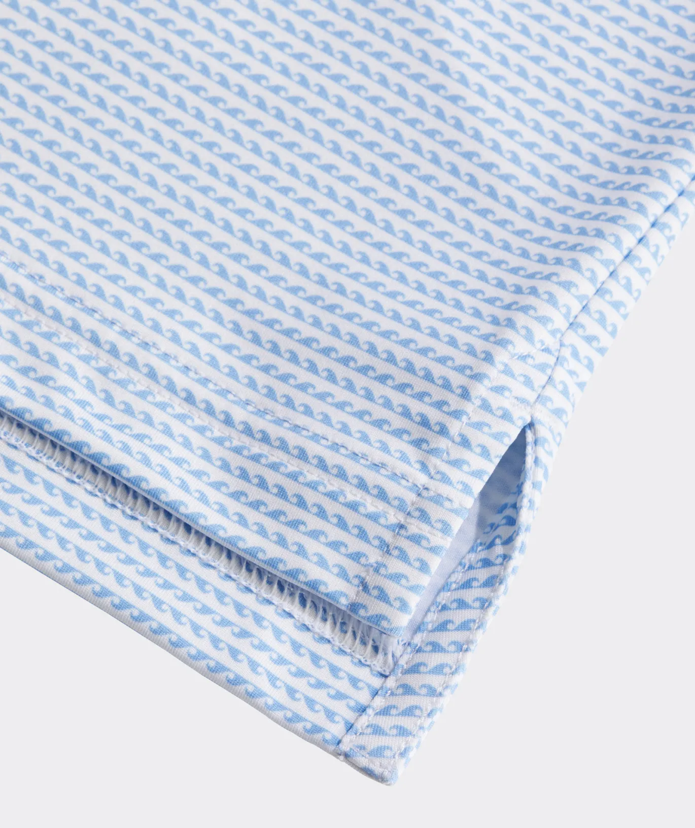 Vineyard Vines Printed Sankaty Polo Micro Waves Oc Brz Hot