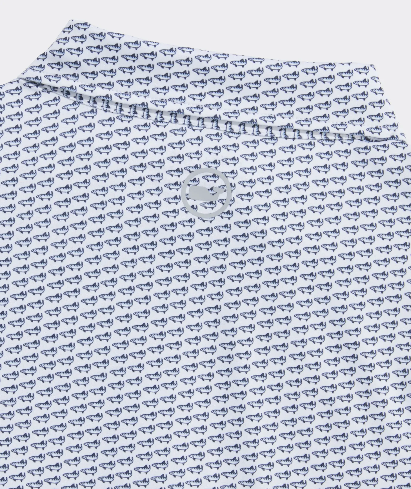 Vineyard Vines Printed Sankaty Polo Bonefish White Cap Best Sale