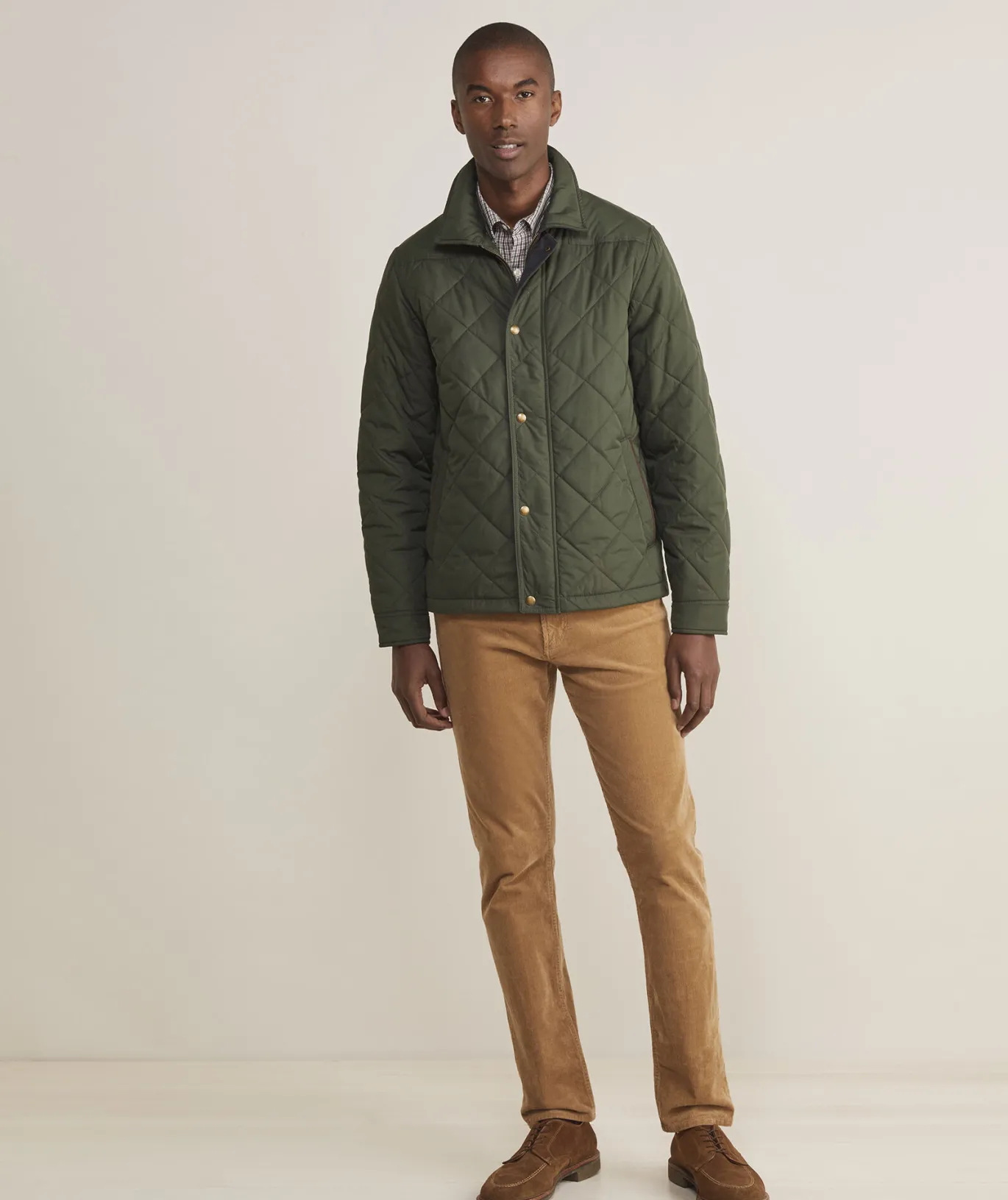 Vineyard Vines Quilted Dorset Jacket Forest Olive Cheap