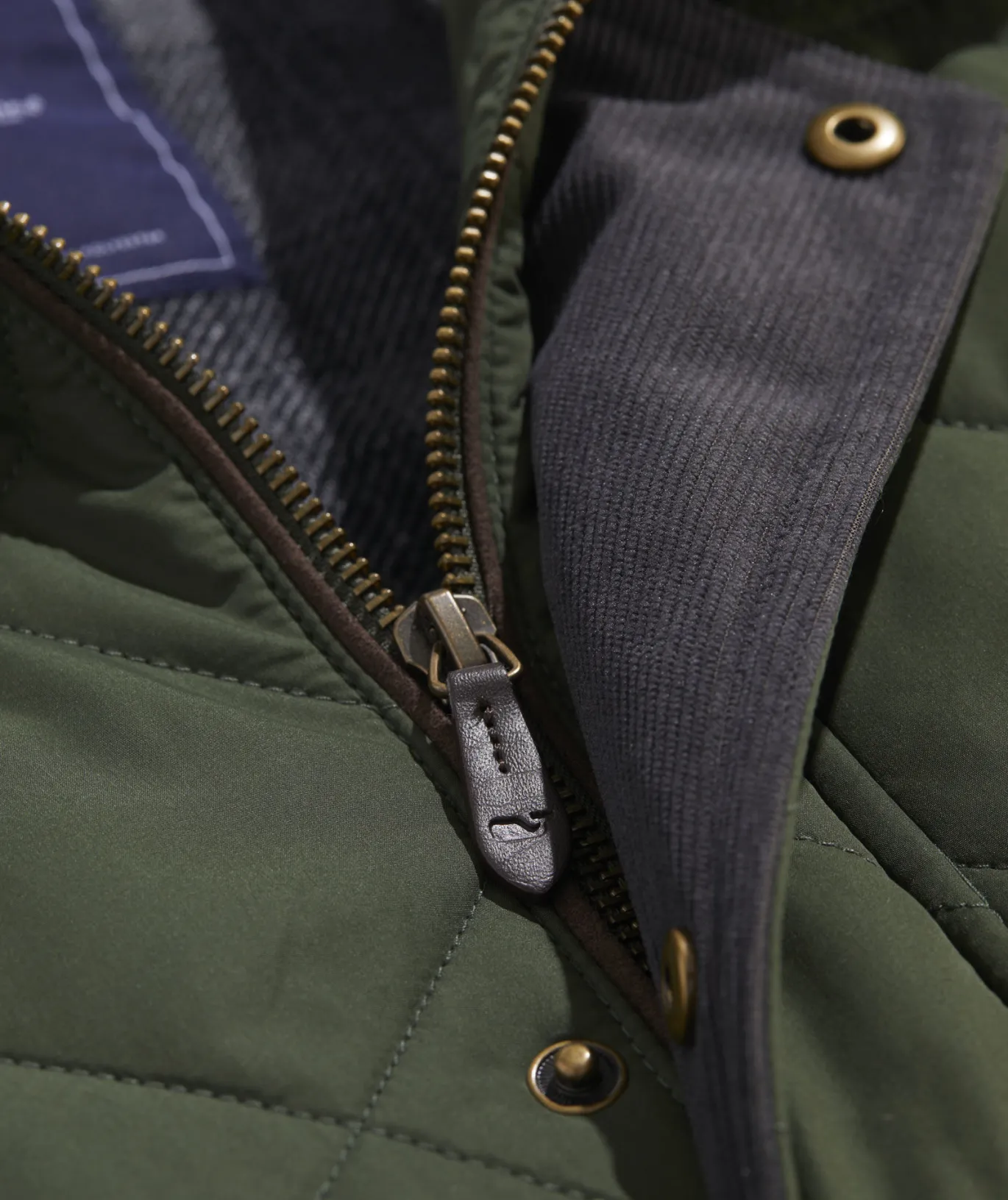 Vineyard Vines Quilted Dorset Jacket Forest Olive Cheap