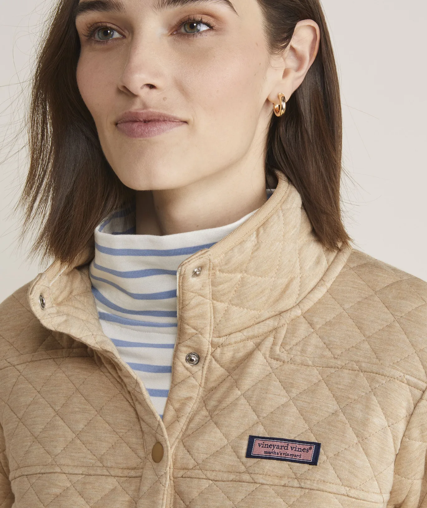 Vineyard Vines Quilted Dreamcloth® Shep Shirt™ Calm Water Heather Flash Sale