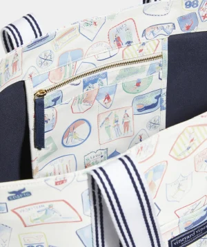 Vineyard Vines Quilted Puffer Tote Stone Best Sale