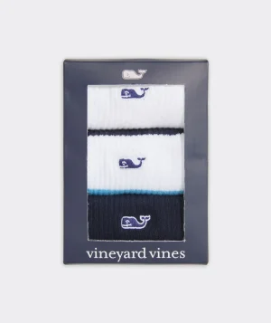 Vineyard Vines Rugby Stripe Athletic 3-Pack Socks Multi Fashion