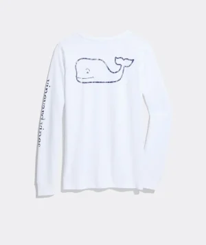 Vineyard Vines Saint Patrick's Day Icon Whale Long-Sleeve Pocket Tee Nautical Navy Discount