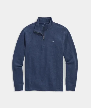 Vineyard Vines Saltwater Quarter-Zip Deep Bay Clearance