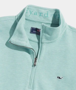 Vineyard Vines Saltwater Quarter-Zip Aqua Ocean Shop