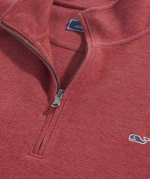 Vineyard Vines Saltwater Quarter-Zip Sangria Store