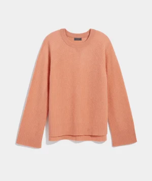 Vineyard Vines Seaspun Cashmere Ribbed Crewneck Sweater Marshmallow Best