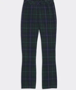 Vineyard Vines Sequin Check Trouser Sequin Gingham-Navy Flash Sale