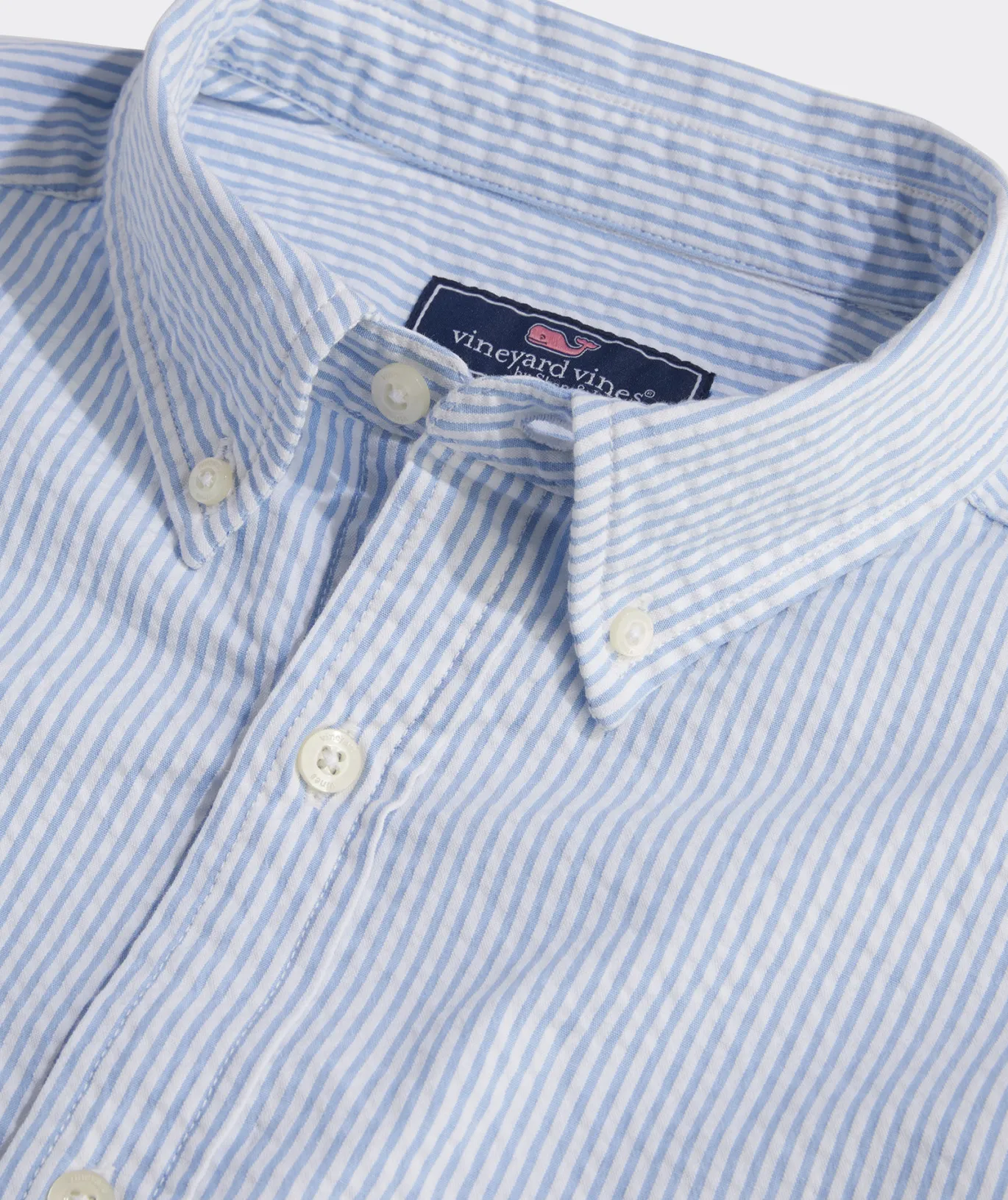 Vineyard Vines Stretch Seersucker Shirt Ocean Breeze Store