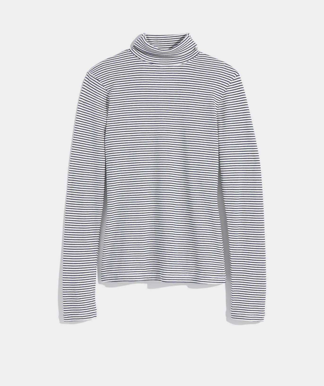 Vineyard Vines Striped Jamestown Mockneck Tee H.Stripe-White/Navy Cheap