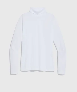 Vineyard Vines Striped Pima Cotton Turtleneck Stripe- Marsh/Almond New