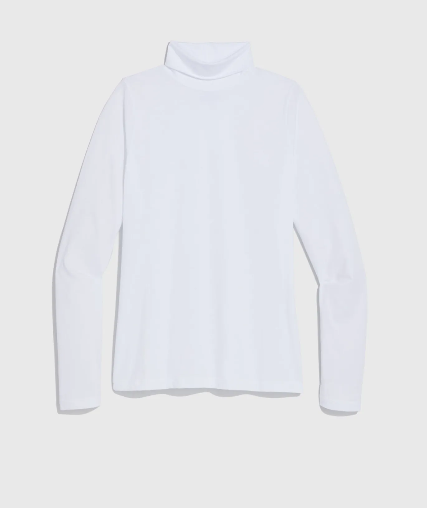 Vineyard Vines Striped Pima Cotton Turtleneck Stripe- Marsh/Almond New
