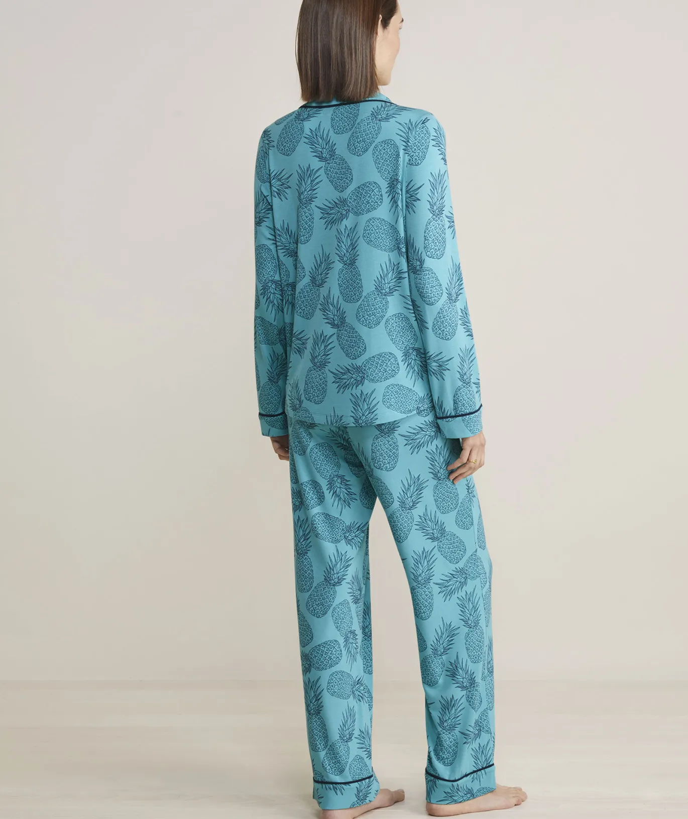 Vineyard Vines Super-Soft Printed Knit Pajama Set Pineapple-Marsh Cheap