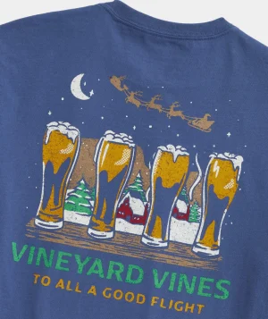 Vineyard Vines To All a Good Flight Short-Sleeve Tee Moonshine Online