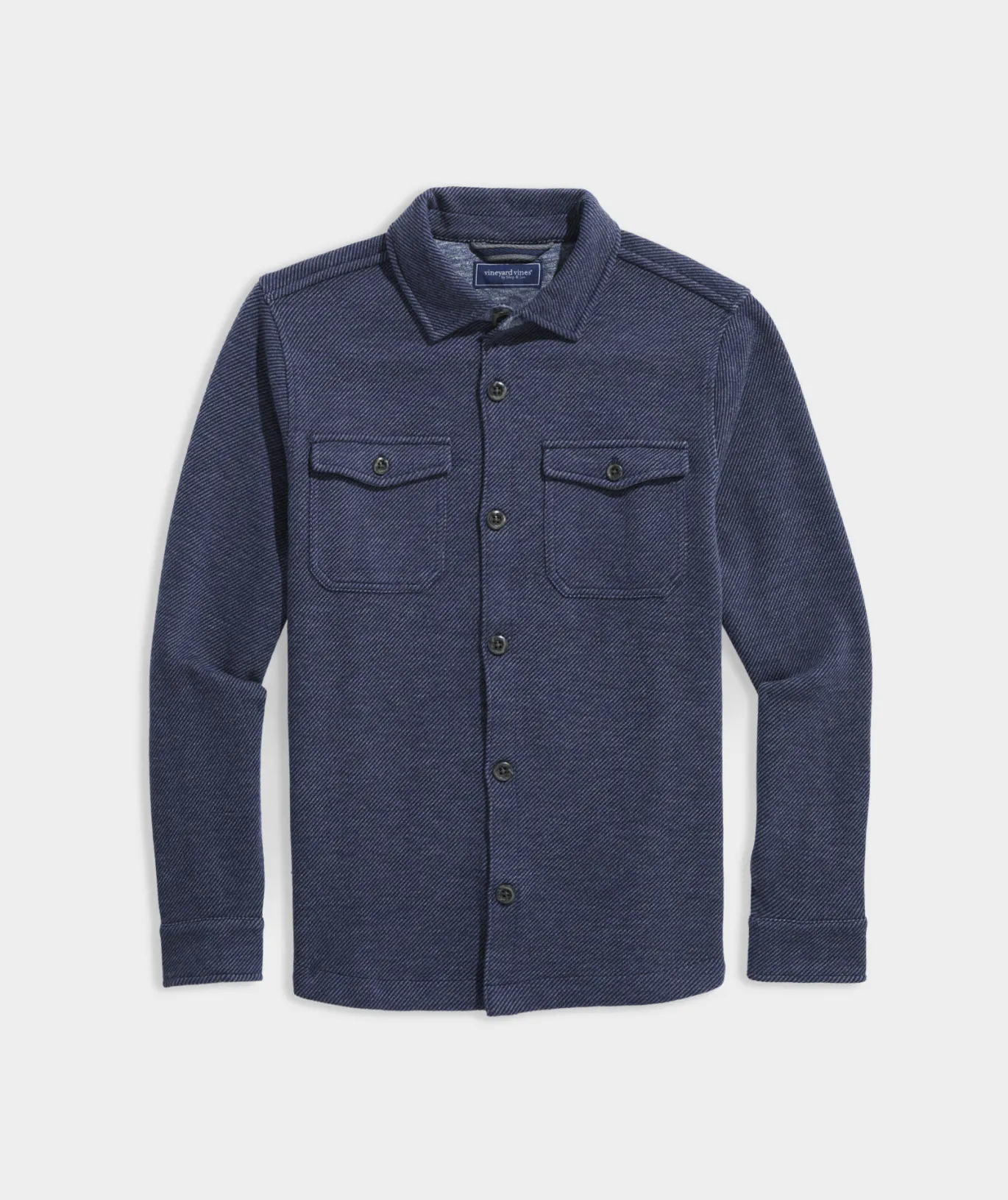 Vineyard Vines Twill Wool Shirt Jacket Nautical Navy Shop