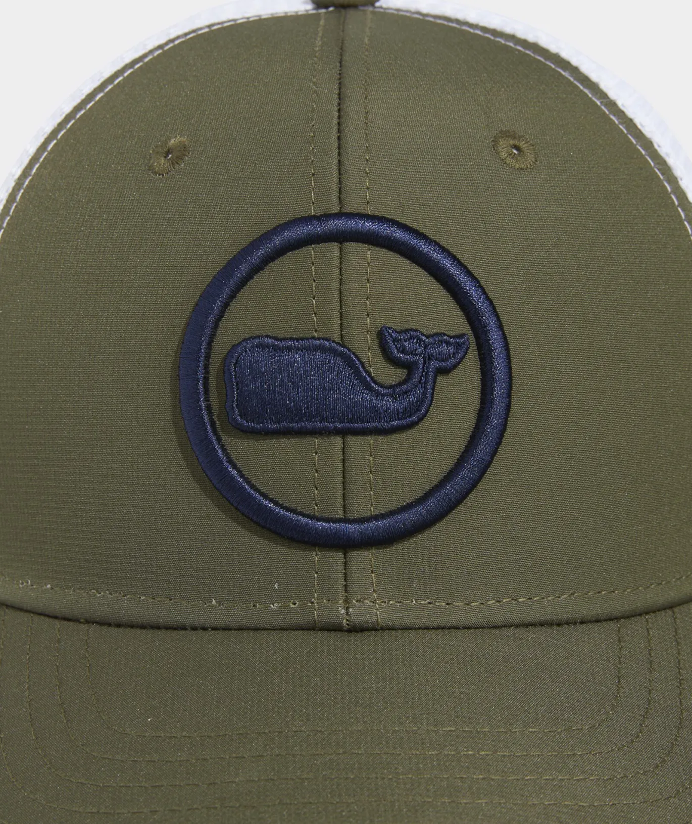 Vineyard Vines Whale Dot Performance Trucker Hat Cypress Best