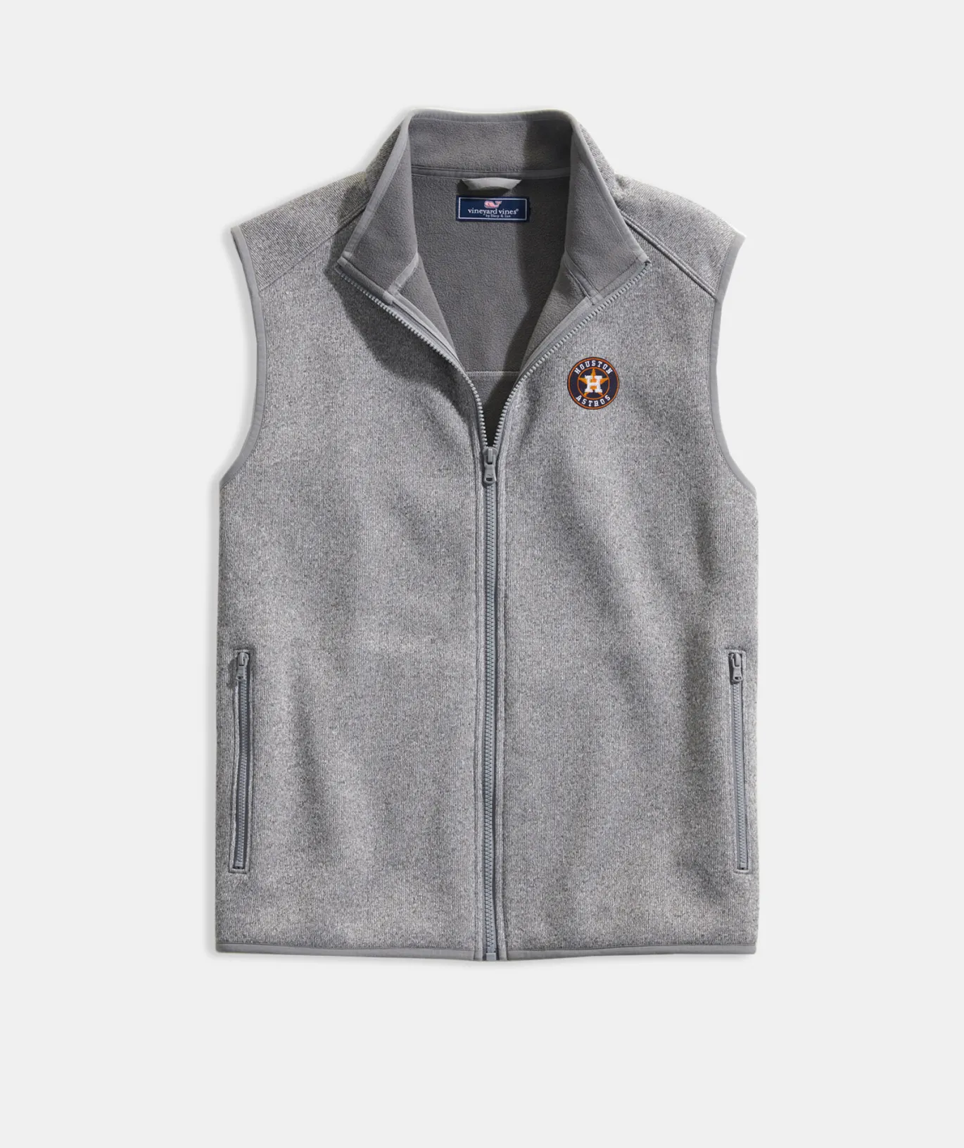 Vineyard Vines Women's Minnesota Vikings Mountain Sweater Fleece Vest Marshmallow Discount