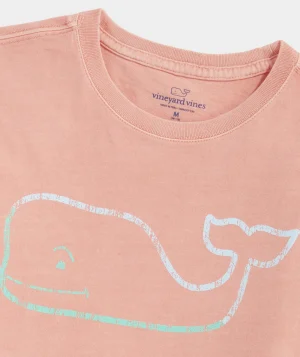 Vineyard Vines Women's Tennessee Titans Dreamcloth Shep Shirt&trade; Light Heather Gray Fashion